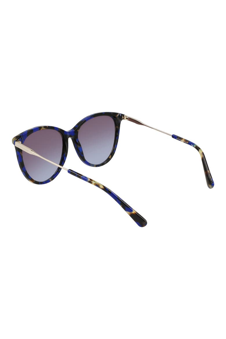 55mm Gradient Tea Cup Sunglasses, Alternate, color, BLUE HAVANA
