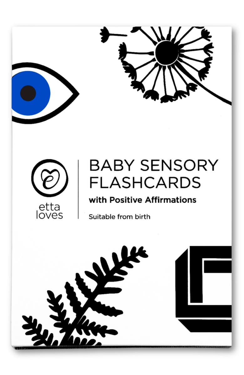 ETTA LOVES Affirmation & Sensory Flash Cards, Main, color, 