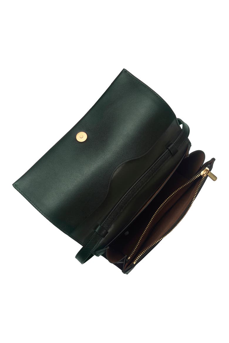 Leather Crossbody Wallet, Alternate, color, HERBA