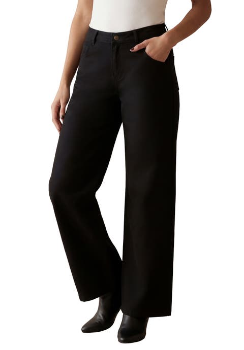 Classic Denim Wide Leg Jean (plus)