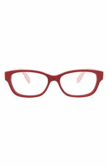 McQueen 56mm Rectangular Optical Glasses