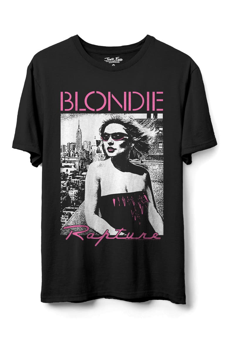 Blondie Rapture Graphic T-Shirt, Main, color, BLACK