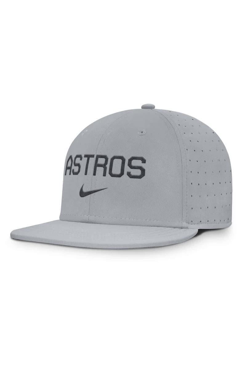 Nike Men's Nike Gray Houston Astros True Performance Fitted Hat, Alternate, color, Gray