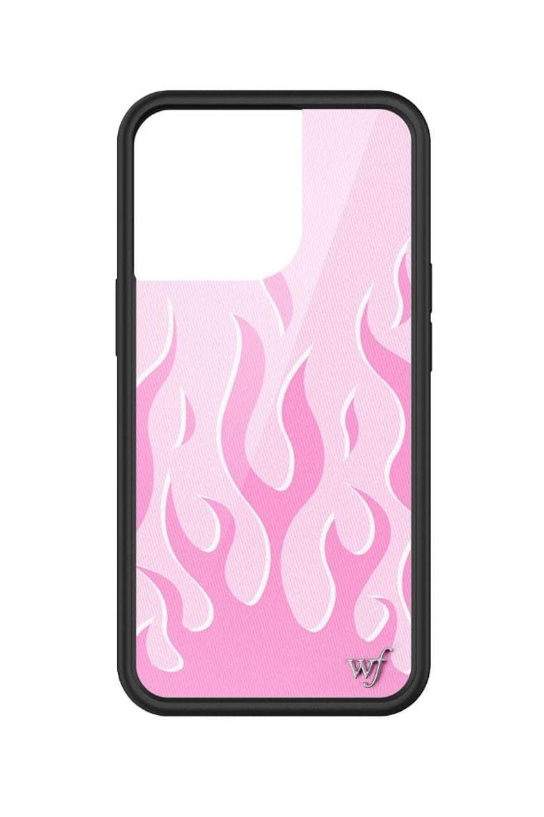Pink Flames iPhone Case, Main, color, Pink