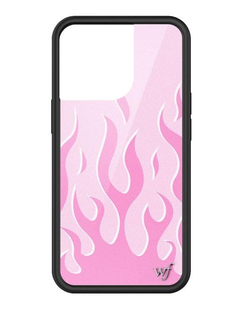 Pink Flames iPhone Case