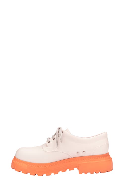 Melissa Charlotte Jelly Oxford Shoe In Matte Beige/orange, Women's At Urban Outfitters In Matte Beige/orange