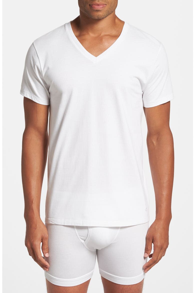 3-Pack Classic Fit T-Shirt, Main, color, WHITE