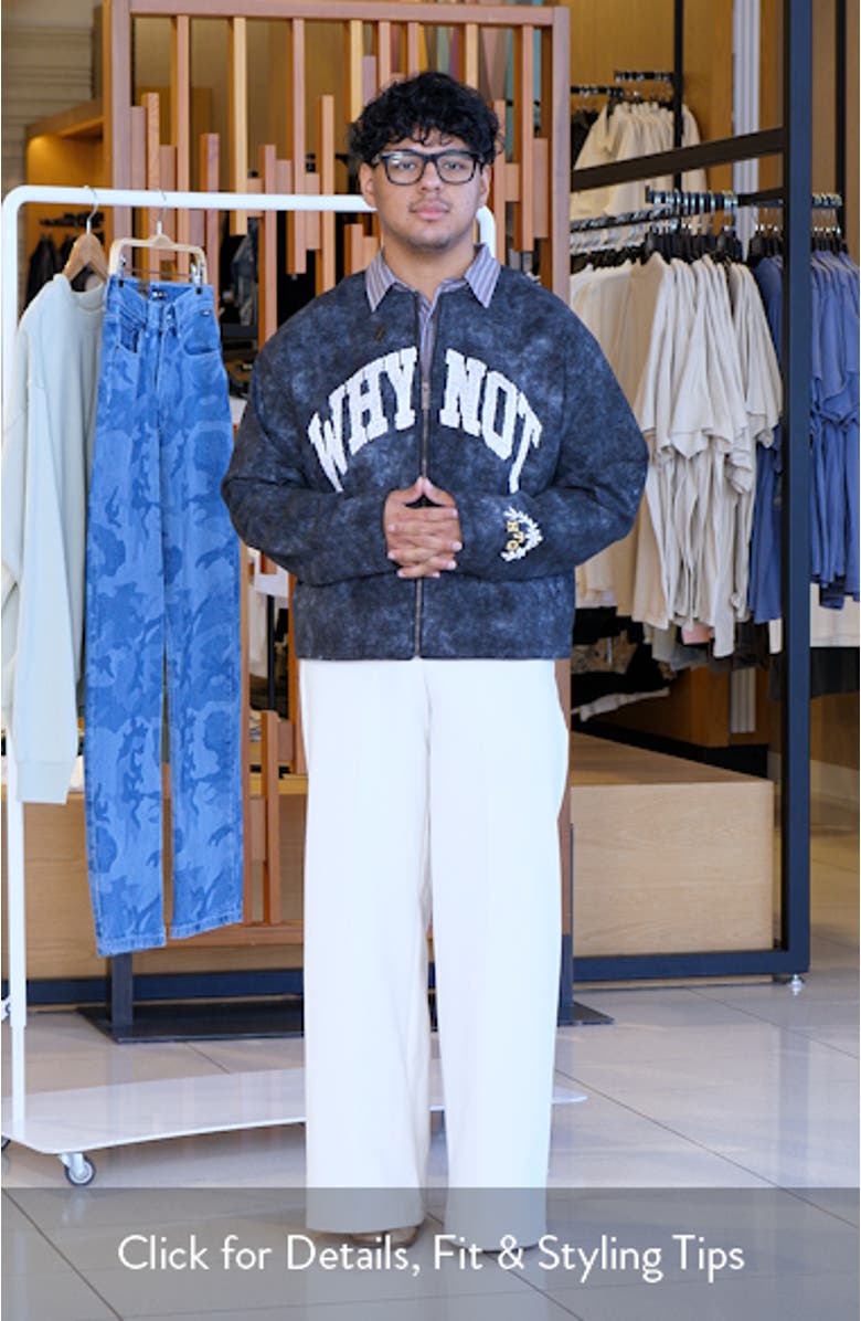 Twill Washed Front Zip Jacket, sales video thumbnail