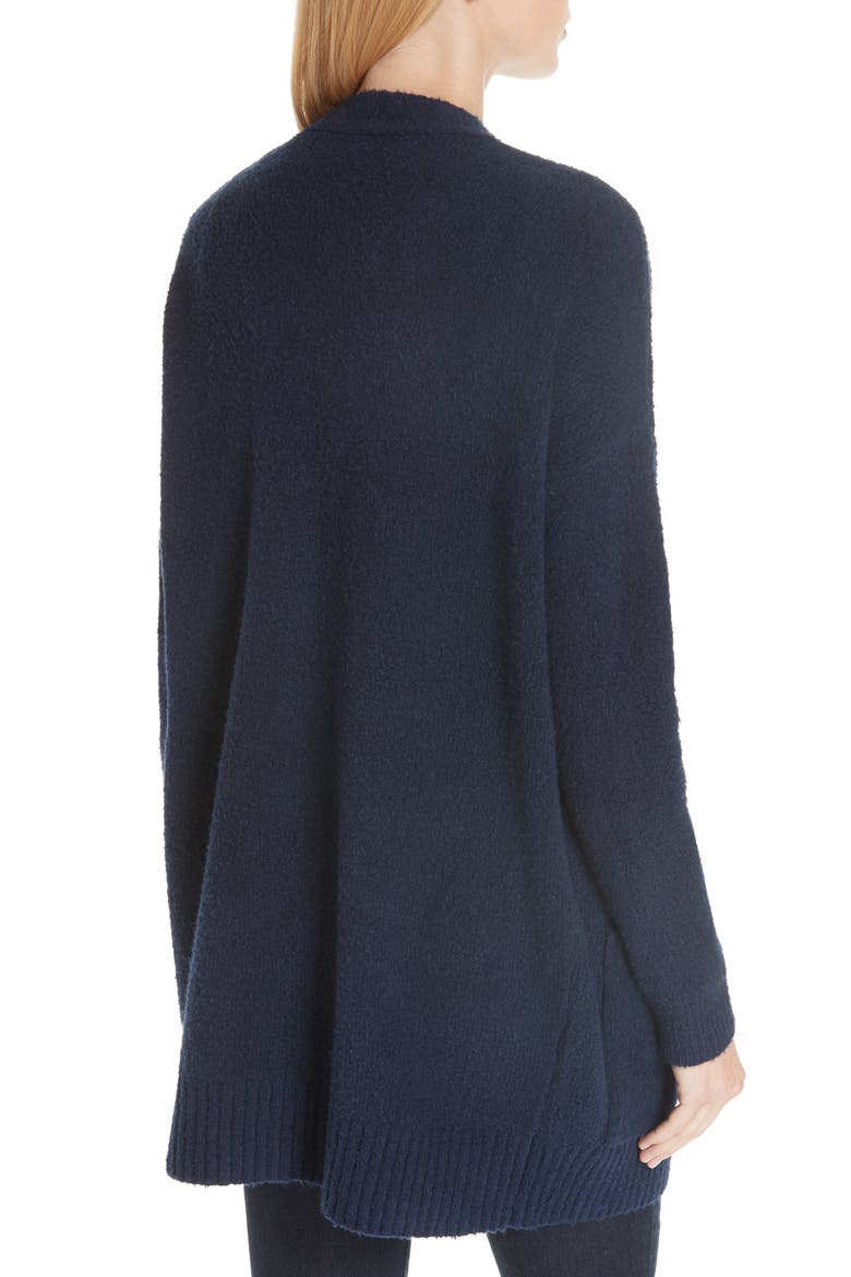 Long Organic Cotton Blend Cardigan, Alternate, color, MIDNIGHT