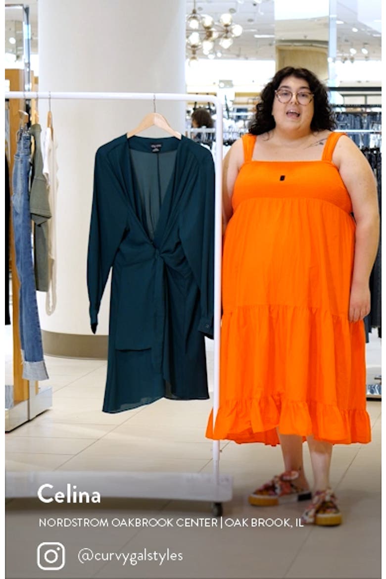 Shibara Faux Wrap High-Low Top video
