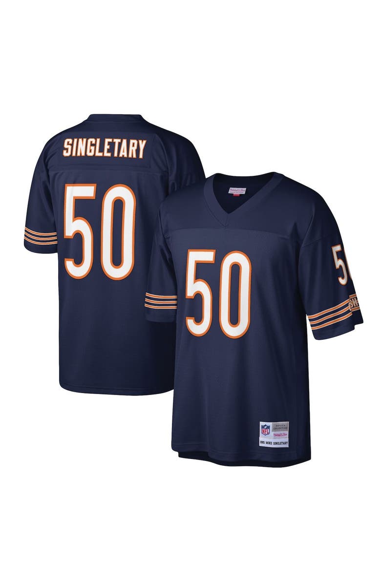 Mitchell & Ness Men's Mitchell & Ness Mike Singletary Navy Chicago Bears Legacy Replica Jersey, Main, color, 
