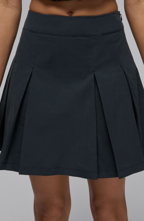 Jordan Poolside Pleated Miniskirt In Blue