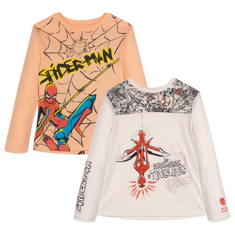 Spider-Man 2-Piece Long Sleeve T-Shirt Set