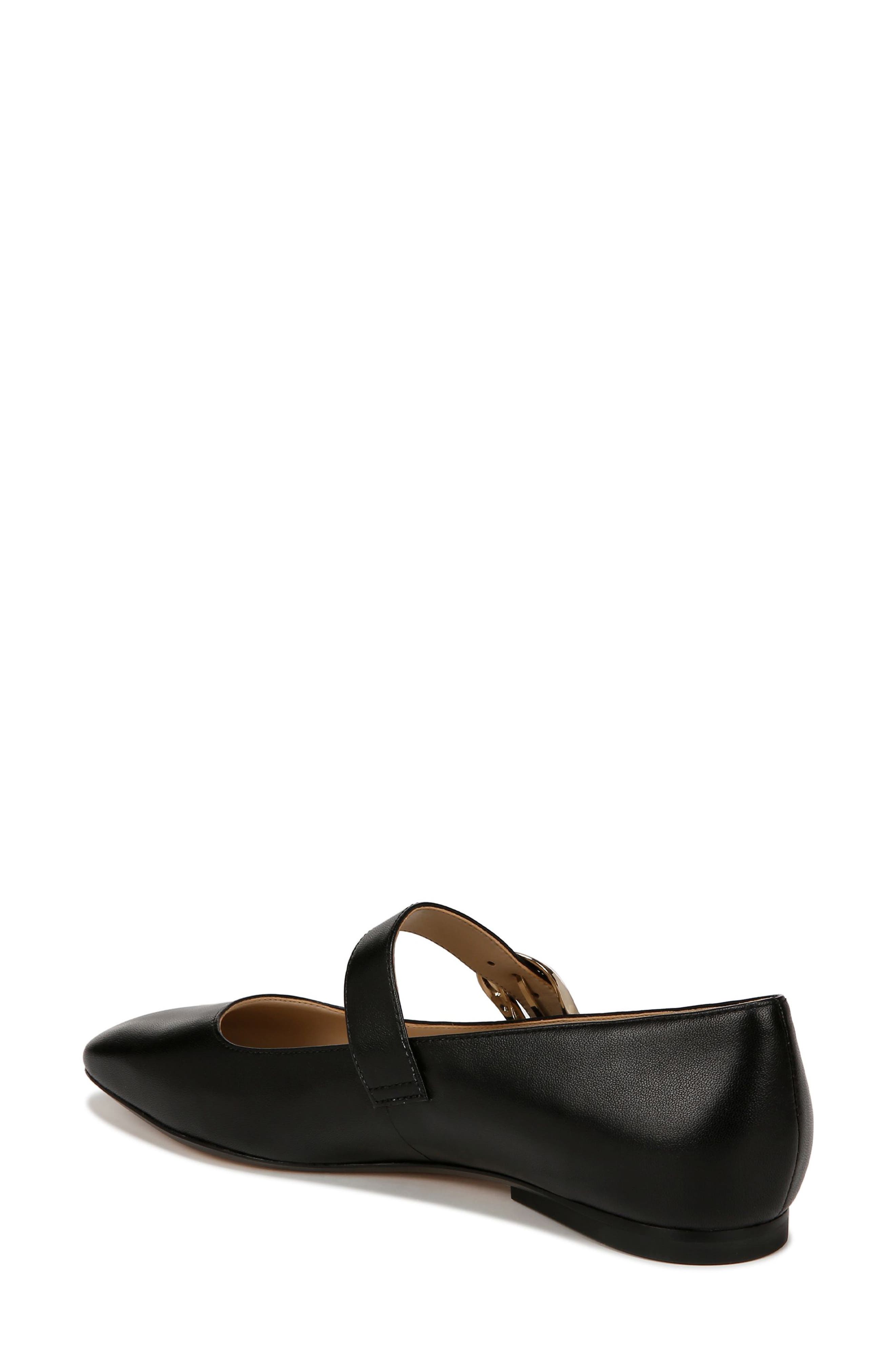 27 EDIT Naturalizer Carter Mary Jane Flat, Alternate, color, Black Leather