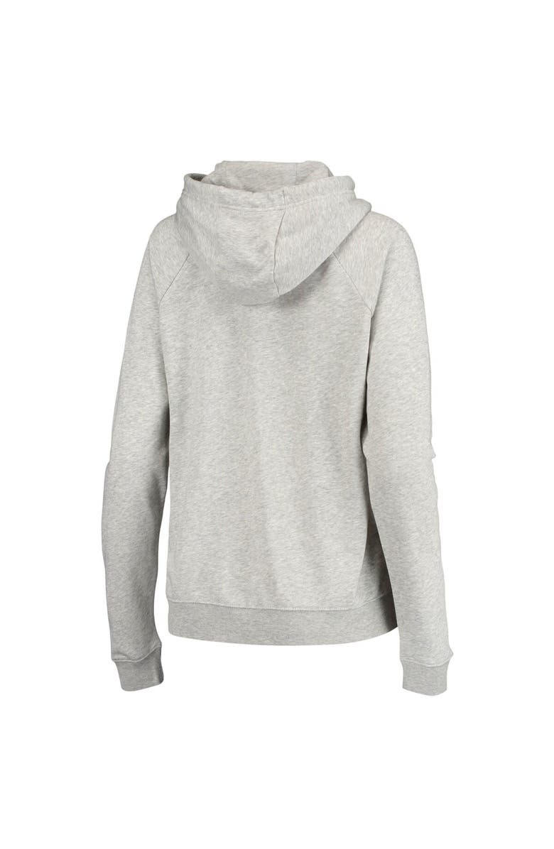 Nike Women's Nike Heathered Gray Texas Longhorns Varsity Fleece Tri-Blend Raglan Pullover Hoodie, Alternate, color, 