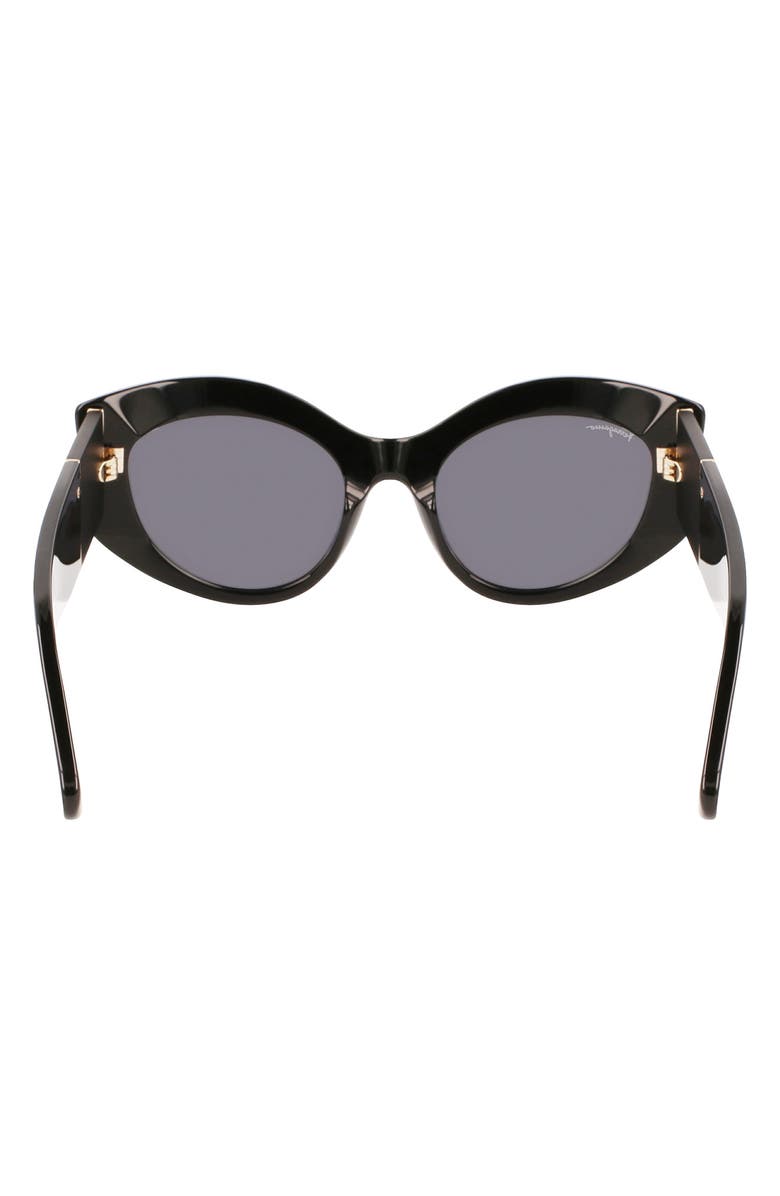 FERRAGAMO 53mm Gancini Butterfly Sunglasses, Alternate, color,