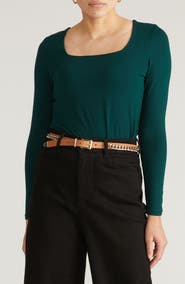 Universal Standard Valentine Liquid Jersey Top