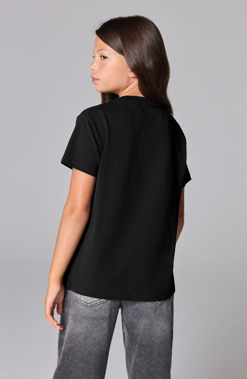 Smallsaints By Allsaints Kids' Presila Floral Cotton Graphic T-shirt In Black