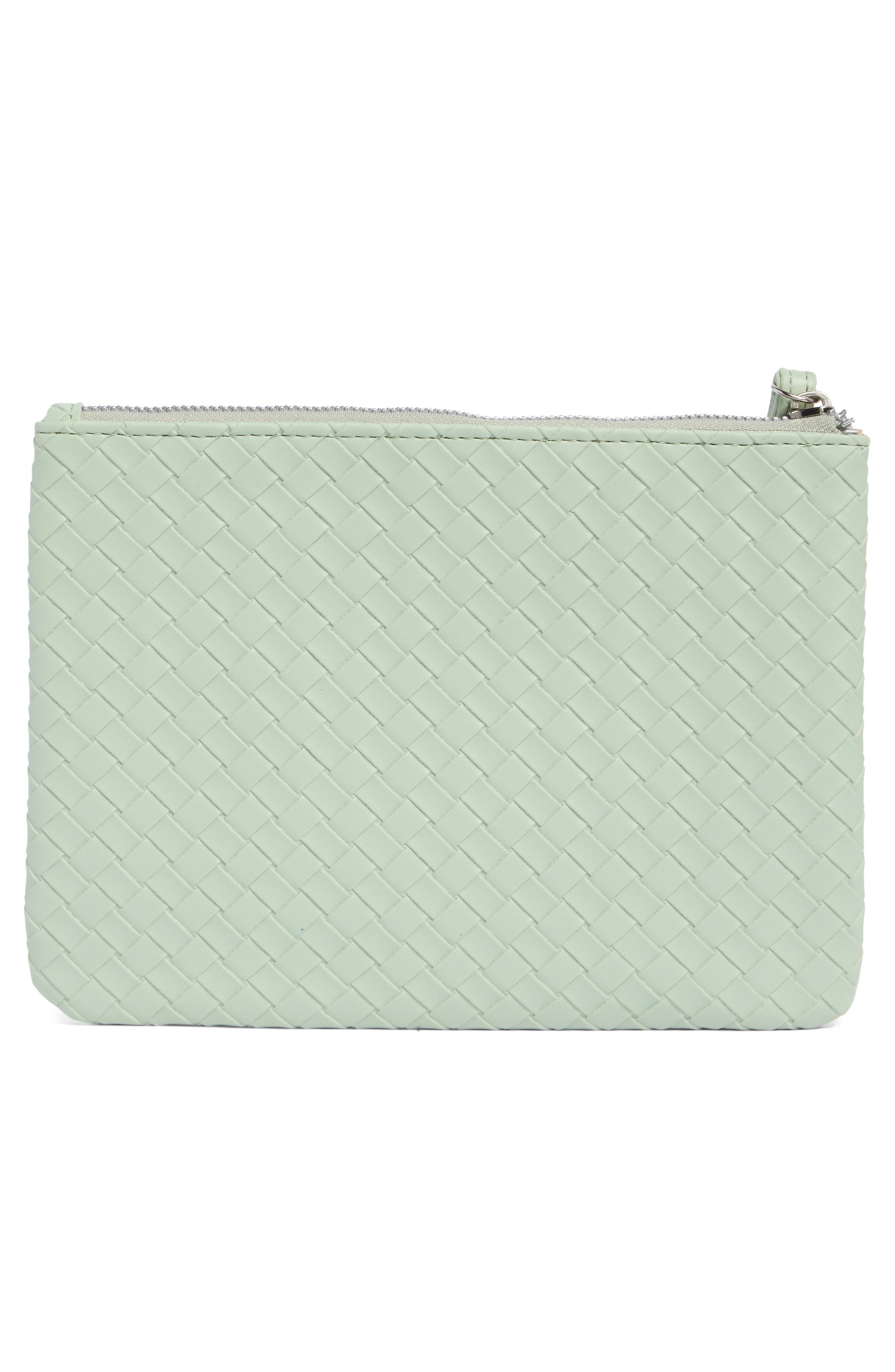 Woven Wristlet, Alternate, color, THYME WOVEN