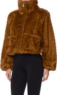 AFRM Balloon Faux Fur Bomber Jacket