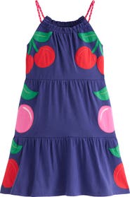Mini Boden Kids' Enola Appliqué Cotton Jersey Dress