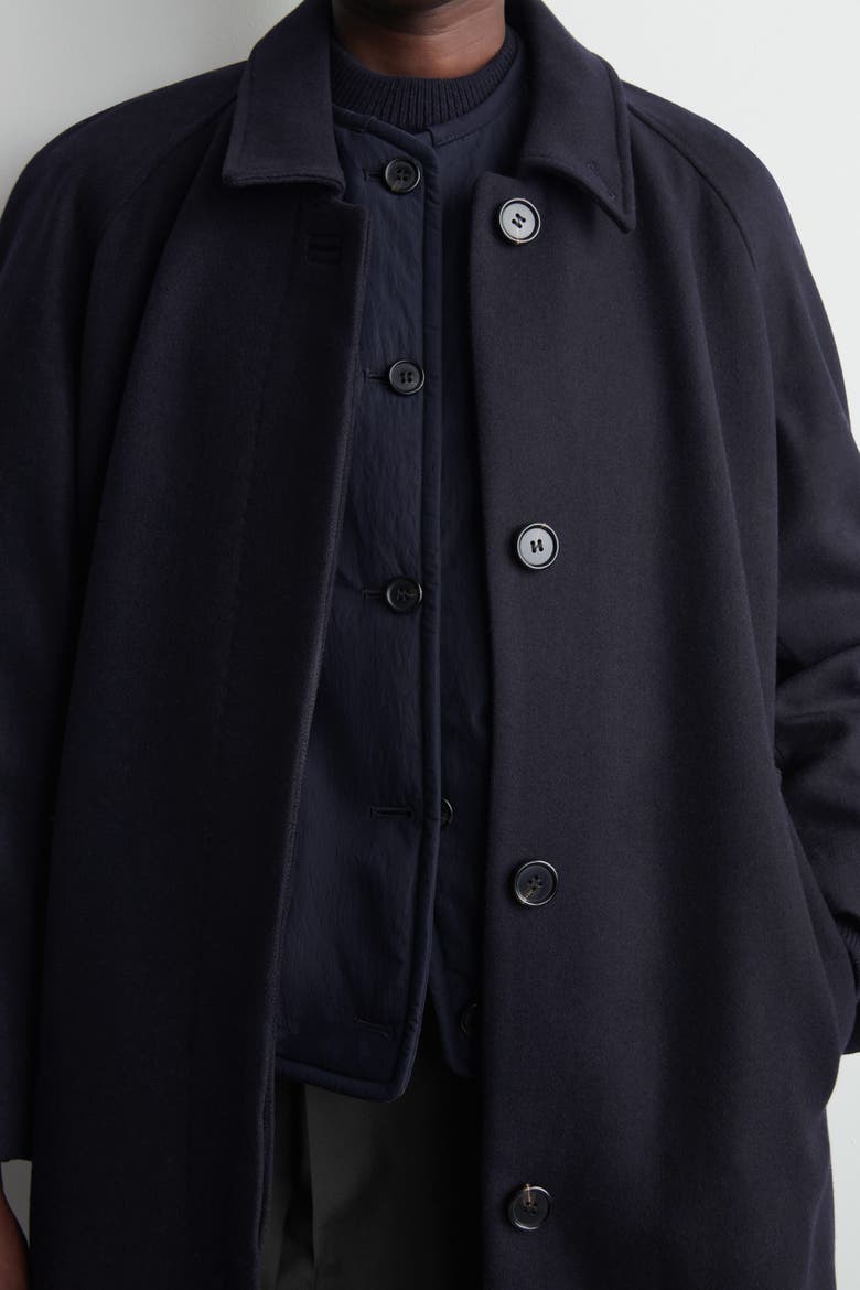 Padded Cotton Liner Jacket, Alternate, color, NAVY