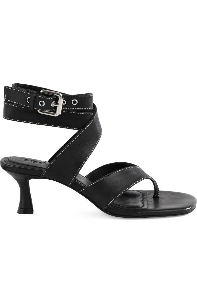Seychelles Stroke of Luck Ankle Strap Sandal, Alternate, color, Black