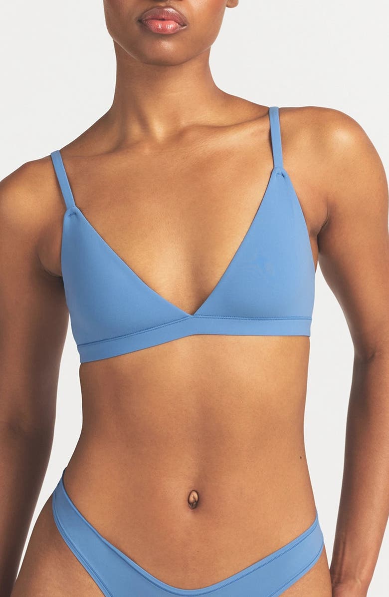 SKIMS Fits Everybody Triangle Bralette, Main, color, Arctic