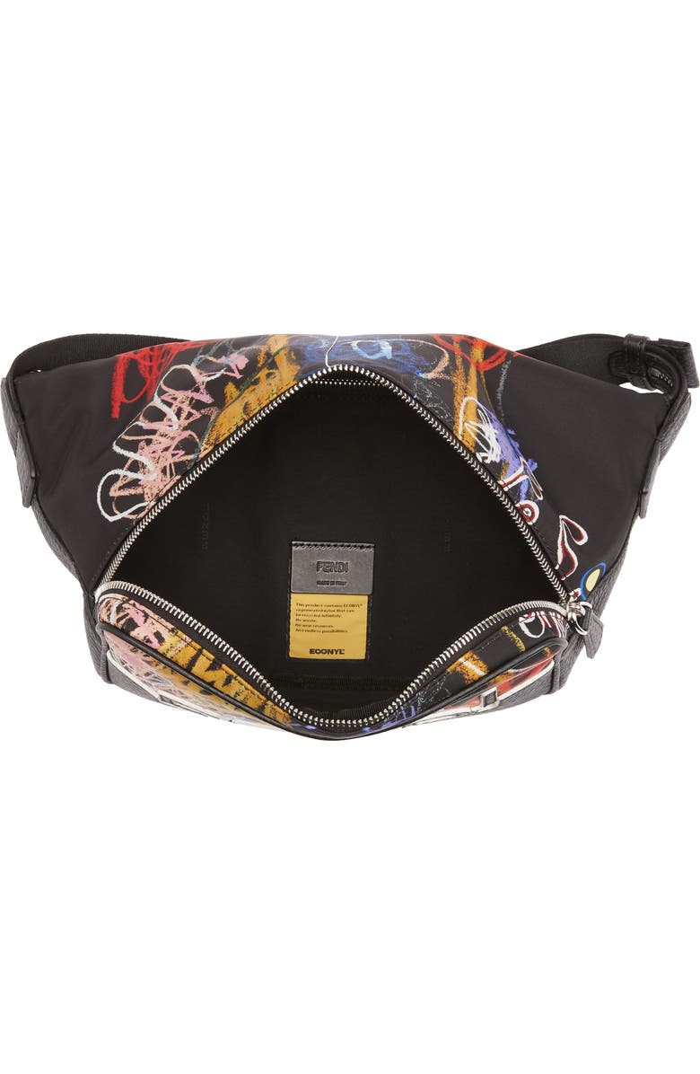 Fendi x Noel Fielding Logo Belt Bag, Alternate, color,