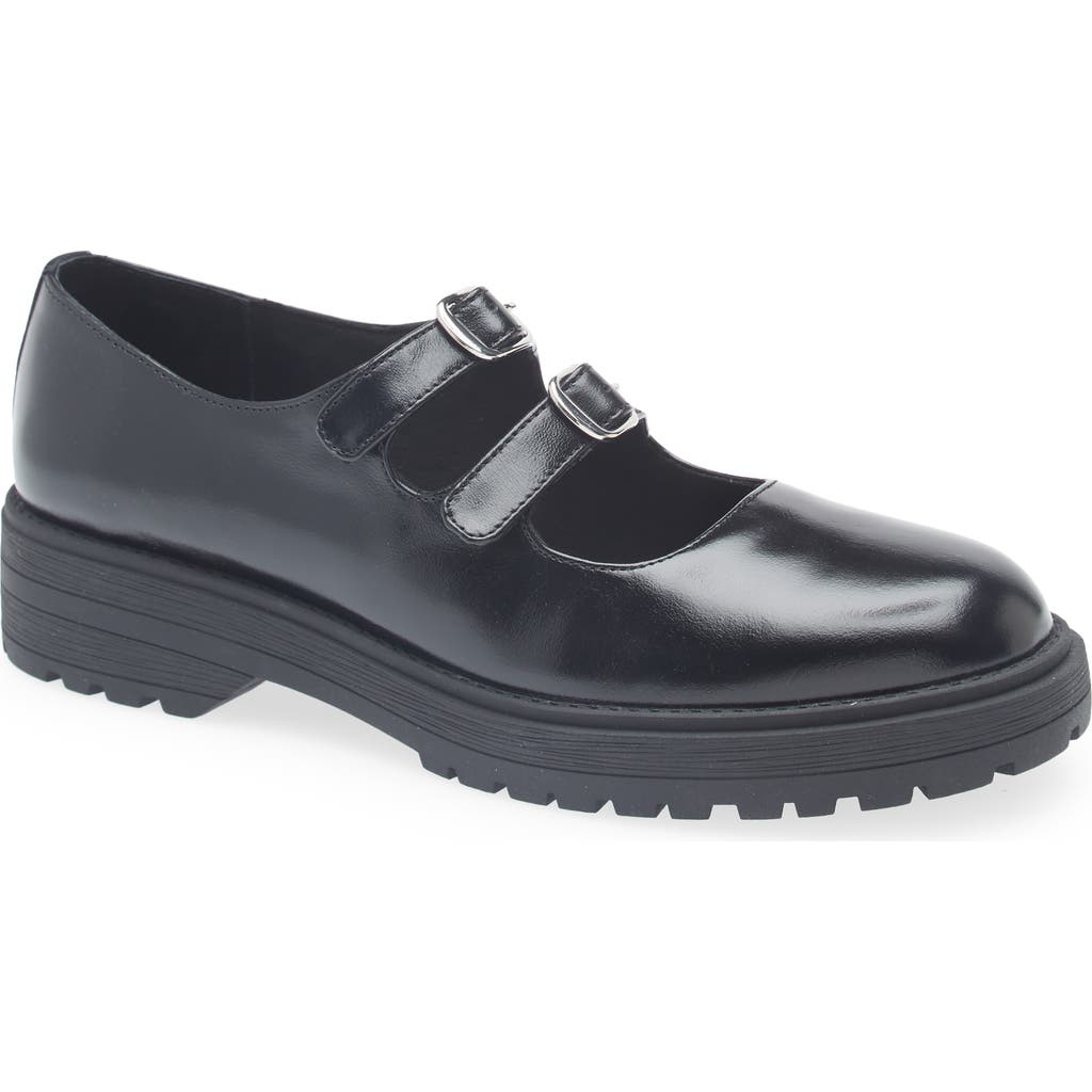 Steve Madden Women's Alba Mary-jane Flats In Black