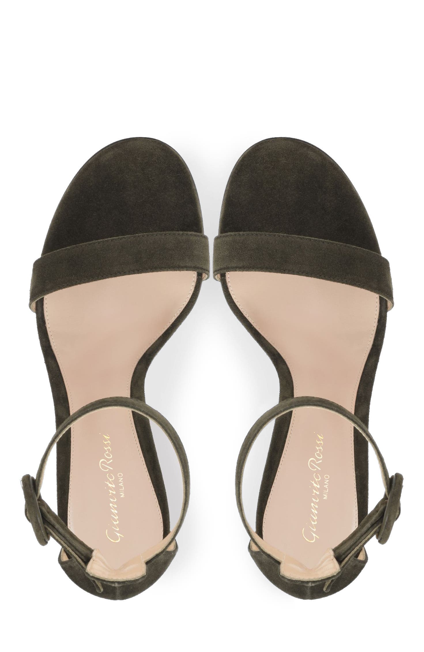 Portofino 85 Sandals, Alternate, color, Brown Suede