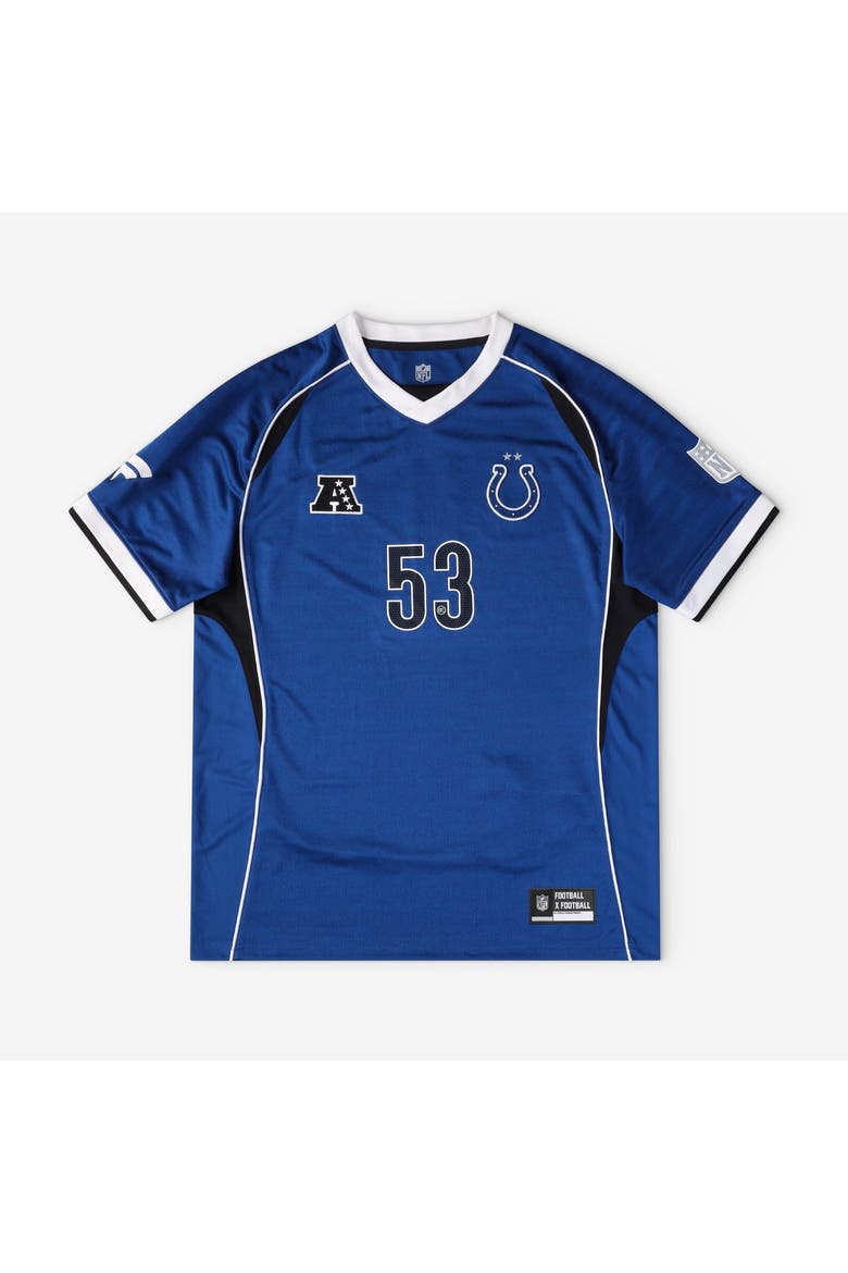 Men's Fanatics Royal Indianapolis Colts Football x Football V-Neck Fan Top, Main, color, Royal
