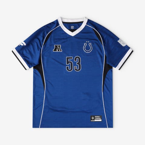 Men's Fanatics Royal Indianapolis Colts Football x Football V-Neck Fan Top
