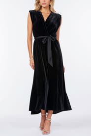 Bishop + Young Luxe Velvet Aeries Wrap Dress