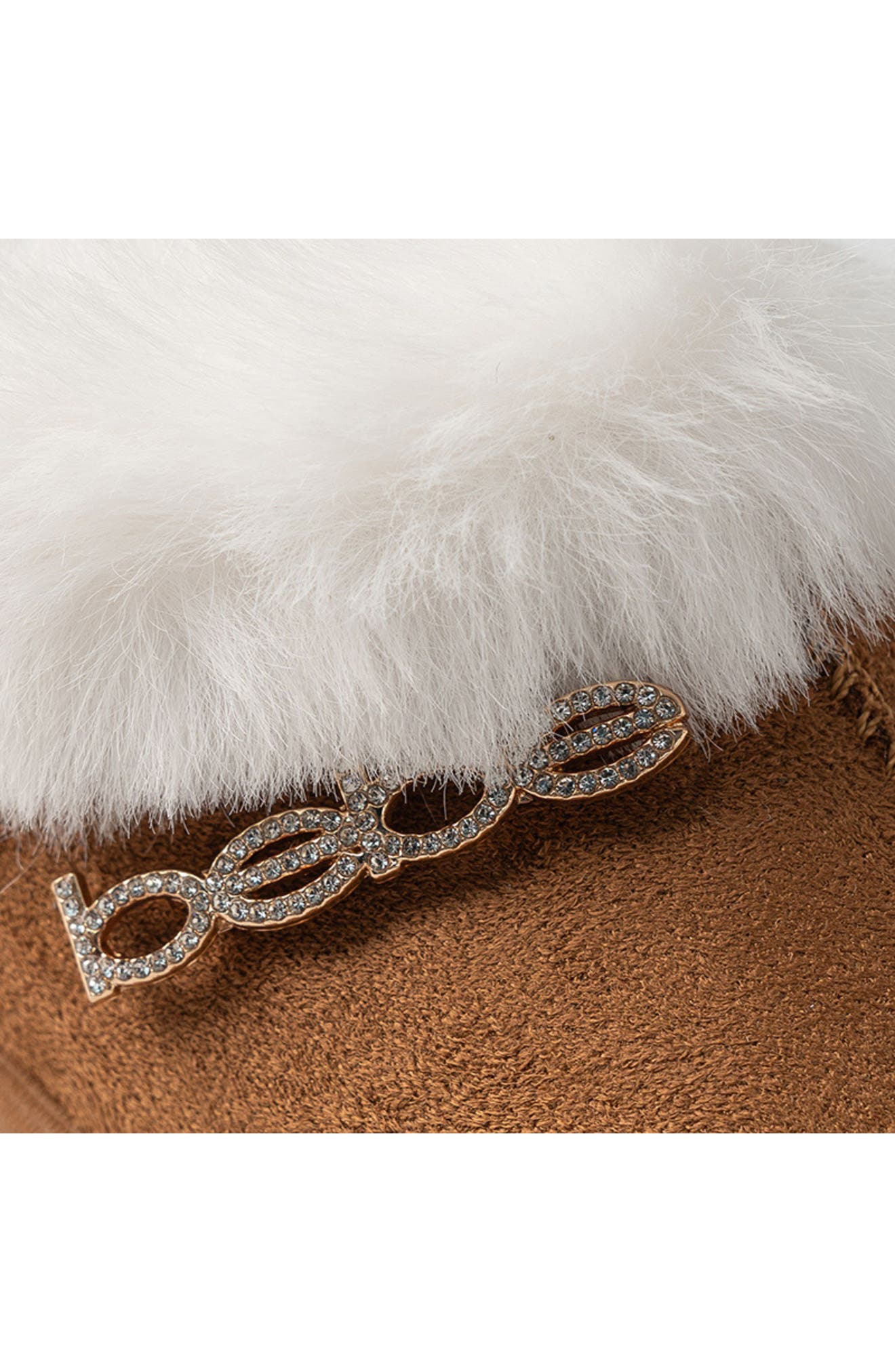 Kids' Microsuede Mule, Alternate, color, COGNAC