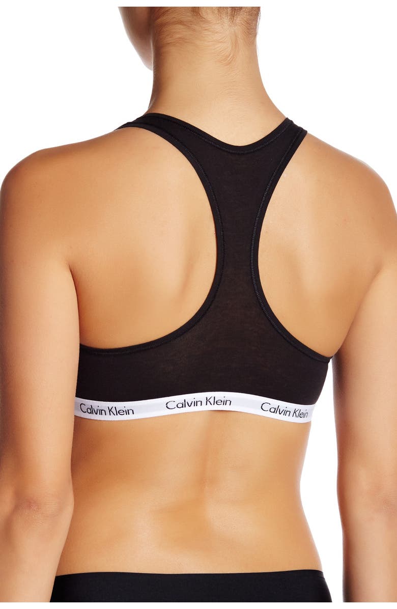 Calvin Klein Carousel Racerback Bralette, Alternate, color, 