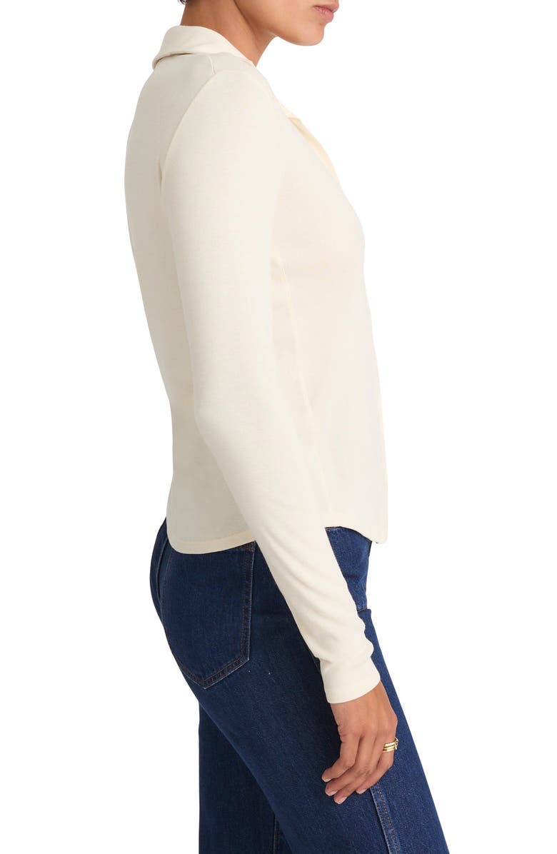 Madewell Camp Long Sleeve Button-Up Shirt, Alternate, color, Vintage Ivory