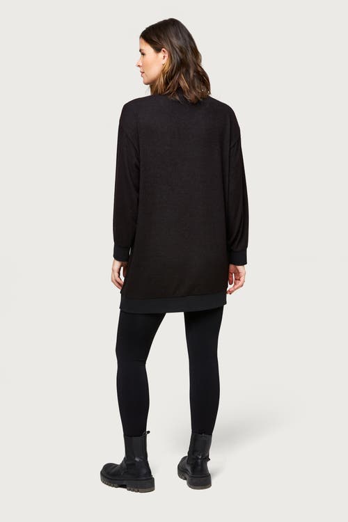 Nom Maternity Jo Nursing Sweatshirt In Black