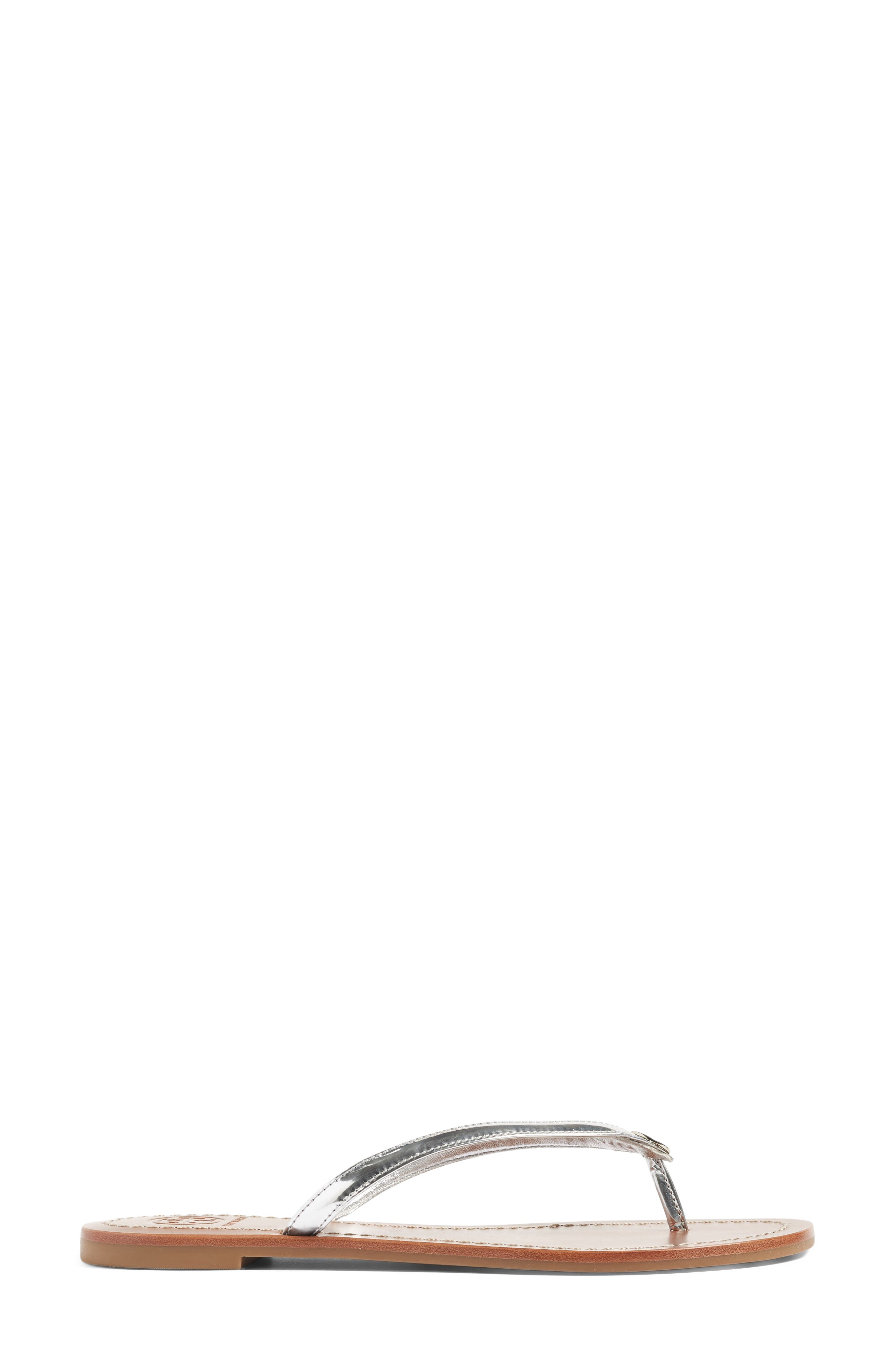 'Terra' Flip Flop, Alternate, color, SILVER