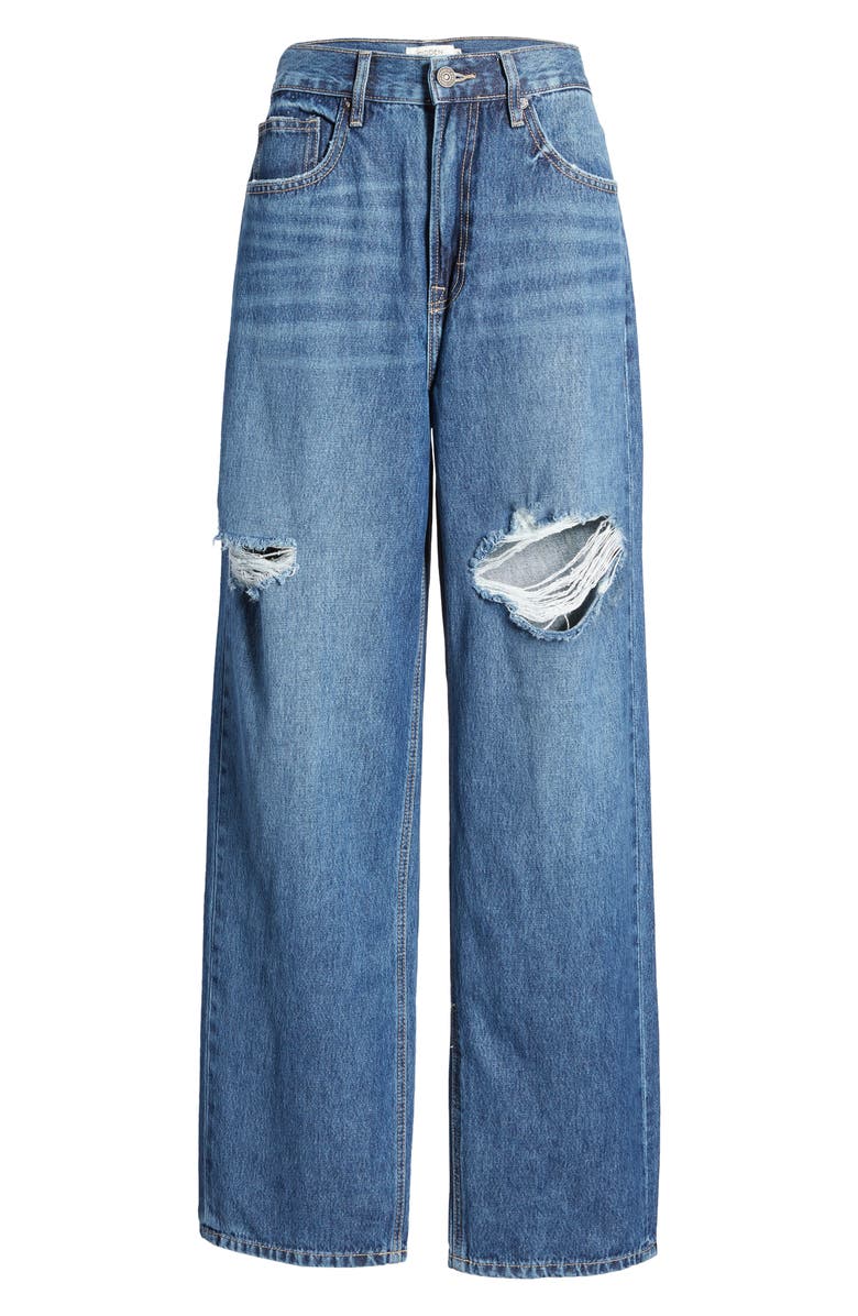 HIDDEN JEANS Ripped Baggy Nonstretch Jeans, Alternate, color, 