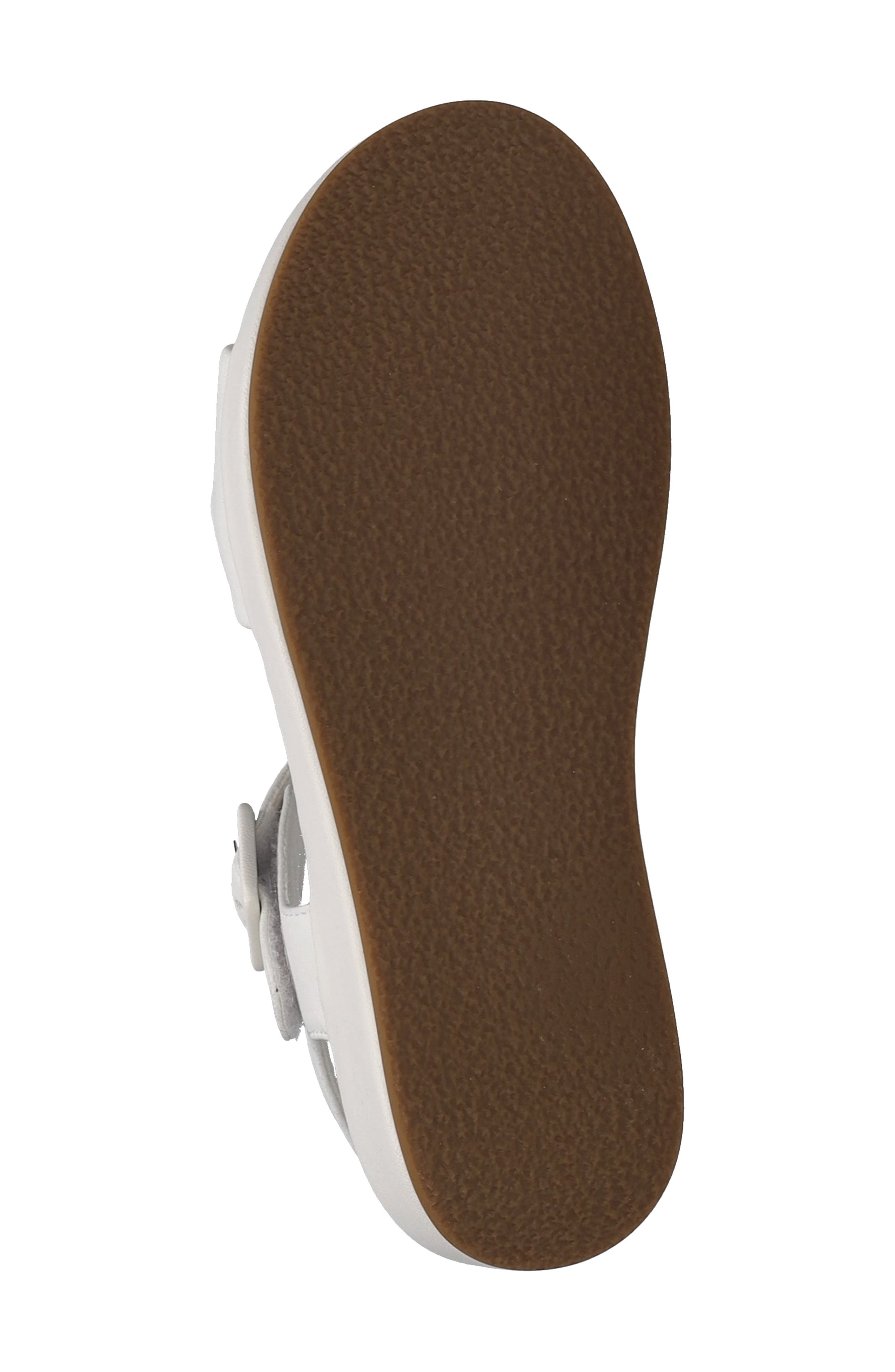 Josef Seibel Eve 02 Ankle Strap Platform Wedge Sandal, Alternate, color, White