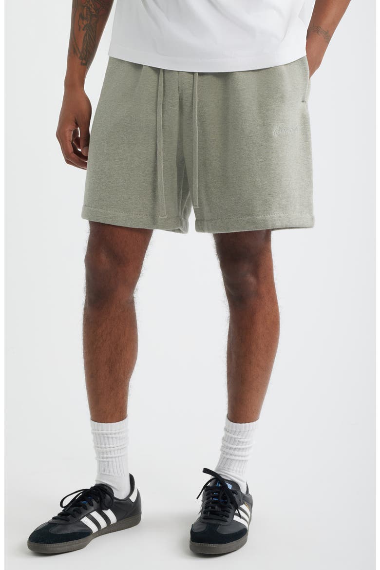 Signature Classic Fit Sweat Shorts, Main, color, CONCRETE/DARK CONCRETE HEATHER