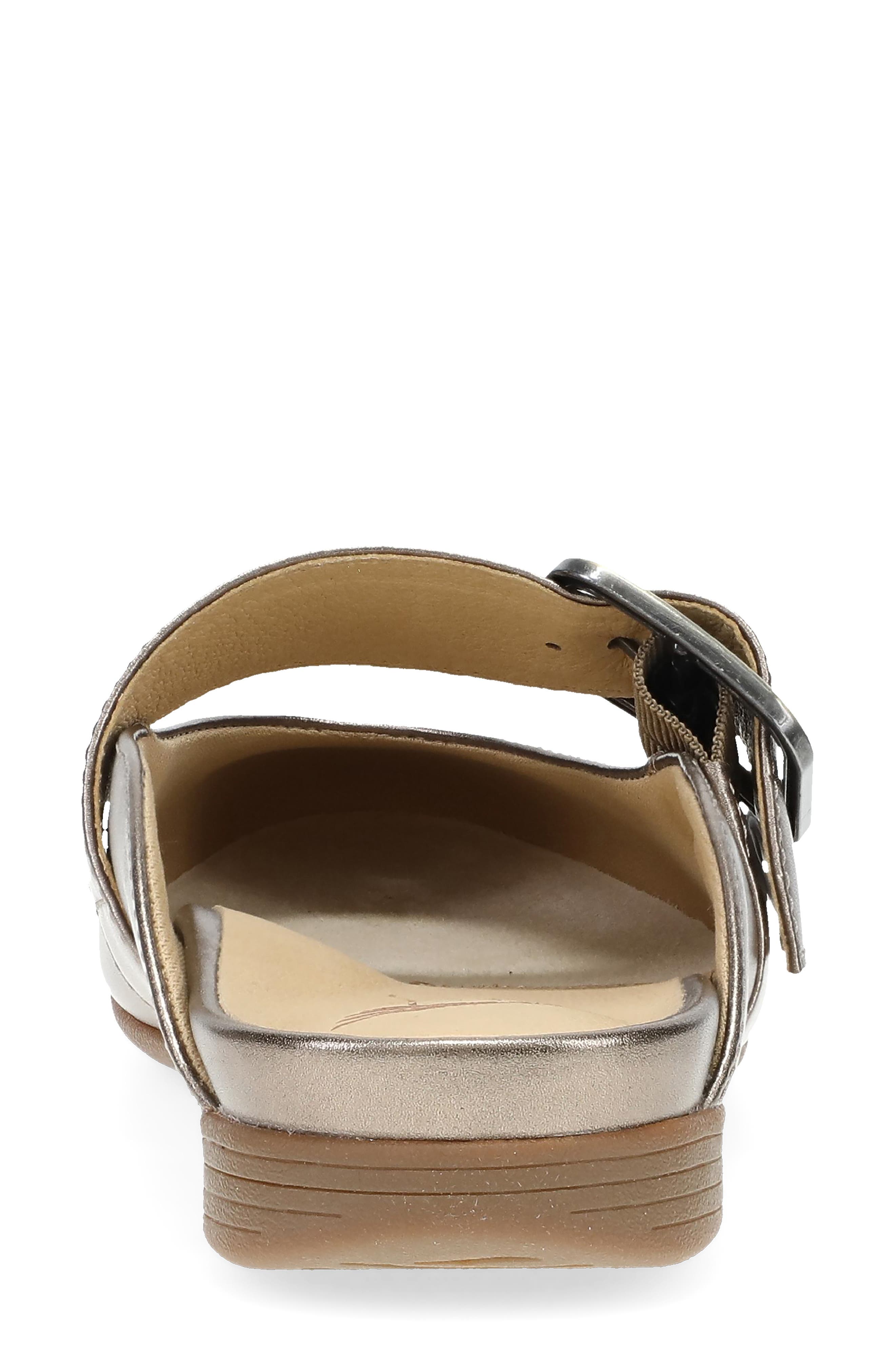 Lotus Mary Jane Mule, Alternate, color, DARK GOLD METALLIC