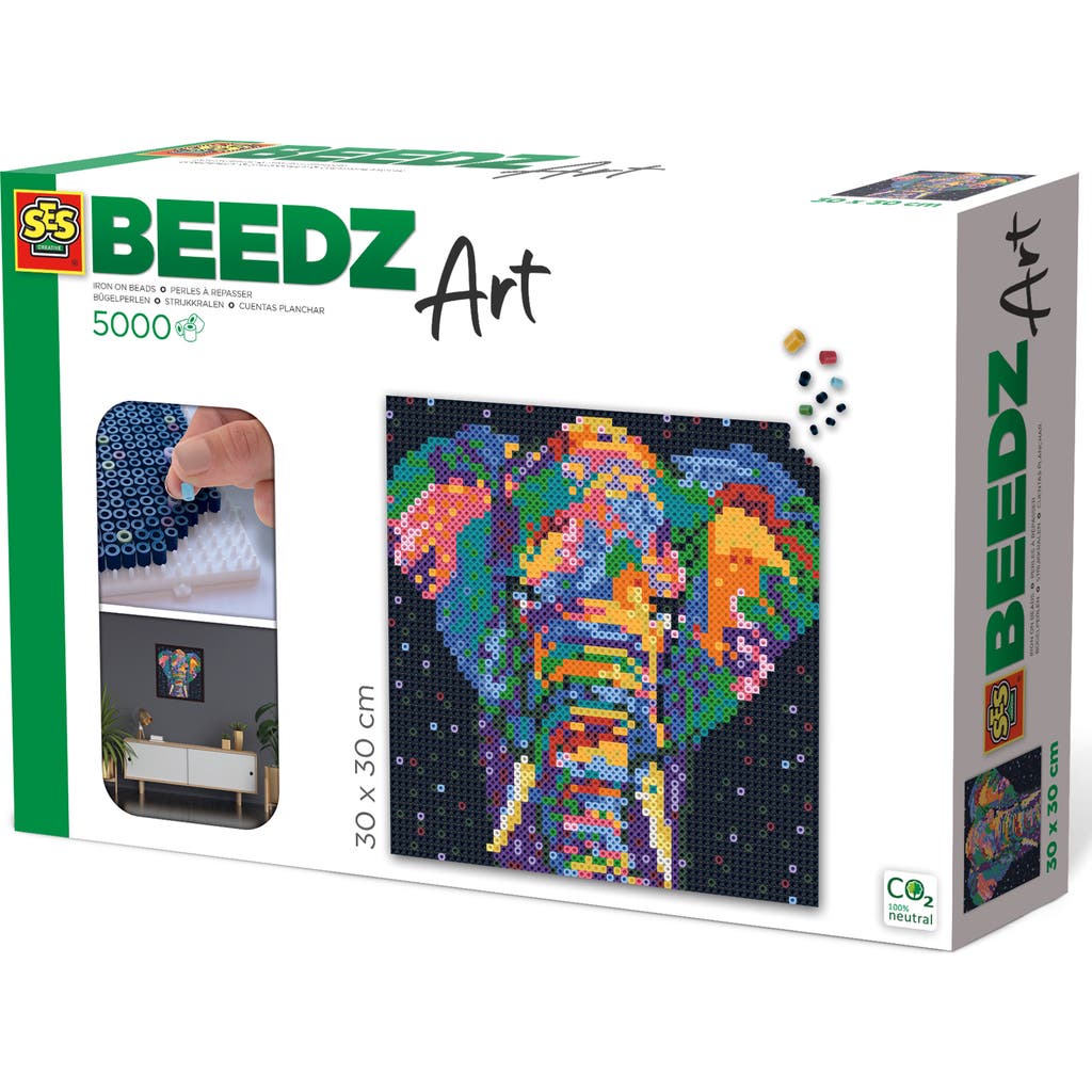 SES Creative Beedz Art Elephant Fantasy Iron on Beads Set in Multicolored  product