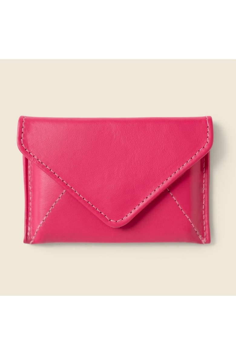 Mini Envelope Wallet with RFID Protection, Main, color, Raspberry