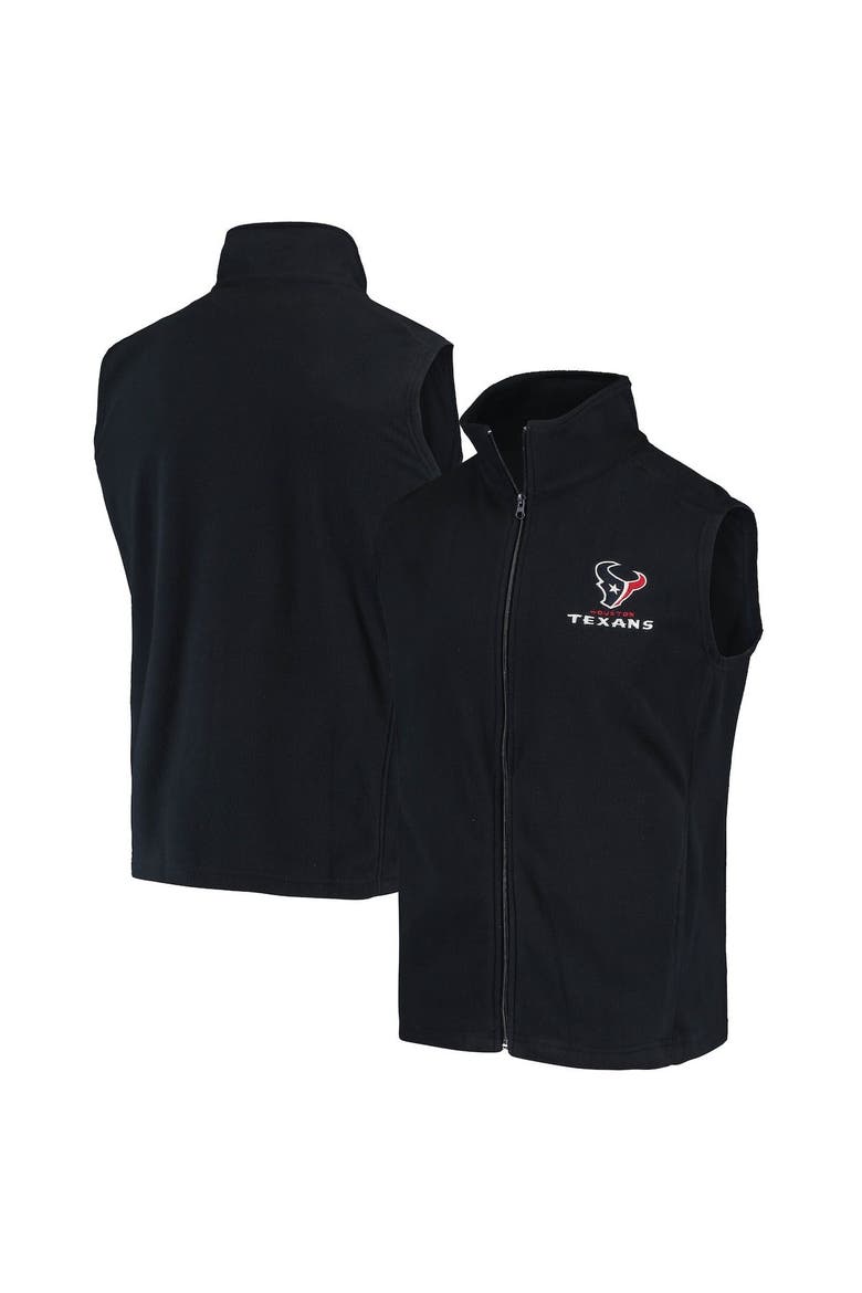 Men's Navy Houston Texans Houston Fleece Full-Zip Vest, Alternate, color, Navy