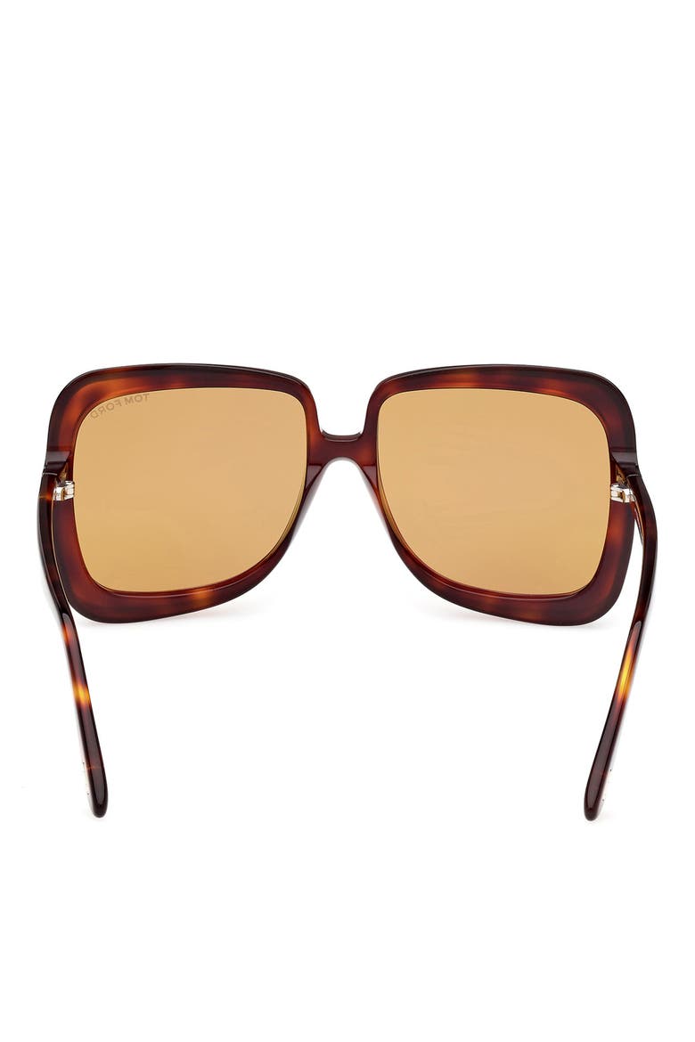 Lorelai 59mm Square Sunglasses, Alternate, color, DARK HAVANA / BROWN