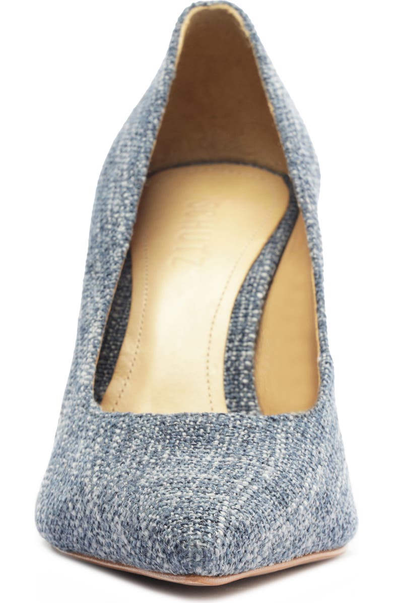 Schutz Lou Pointed Toe Pump, Alternate, color, Jeans