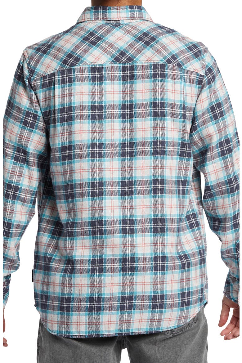 Ensign Classic Fit Plaid Flannel Button-Up Shirt, Alternate, color, WHITE MARBLE ENSIGN CLASSIC FL