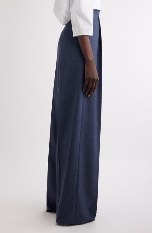 GIVENCHY GIVENCHY PLEATED WOOL WIDE LEG PANTS